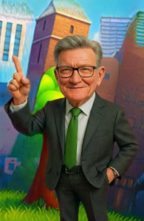 Hans-Dieter Caspers präsentiert den Mundartkurs